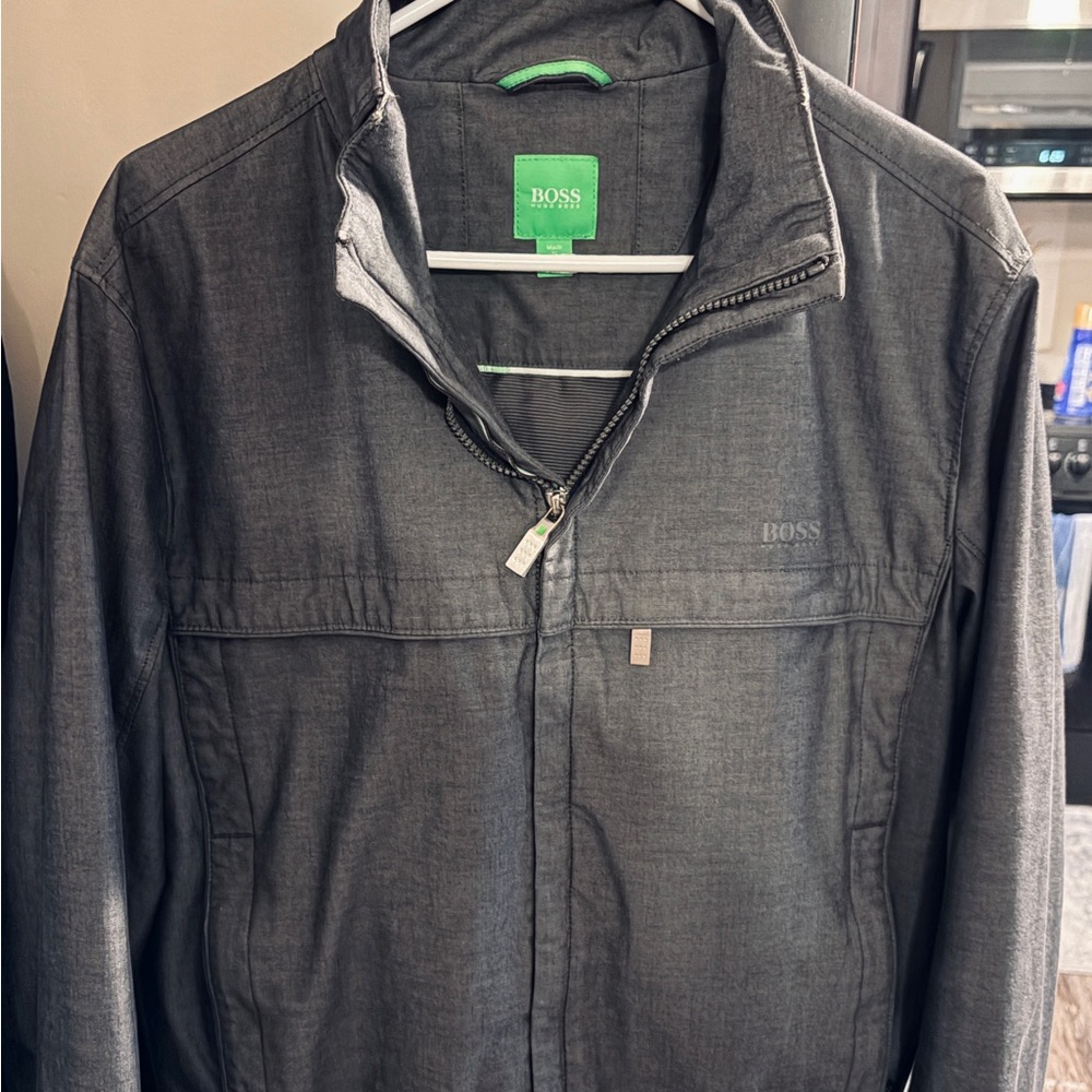 Hugo Boss Grey with Green Accents - Sport Jacket
